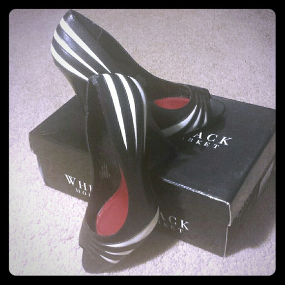 White house black market heels (worn once)