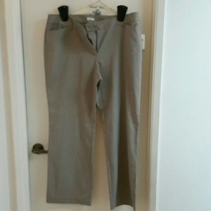NWT Liz & Co Houndstooth Style Pants size 18