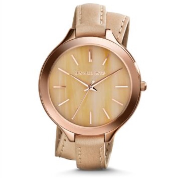 $150 today only!! MK wrap watch rose gold main image 4
