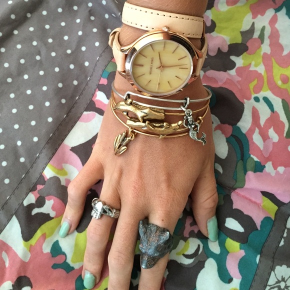 $150 today only!! MK wrap watch rose gold