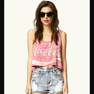 Coca-Cola cropped tank