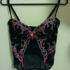 Vintage Playboy floral corset