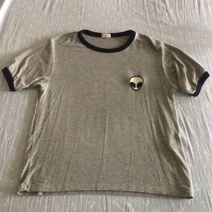 brandy melville alien shirt!!