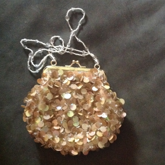 Cache small sequined bag