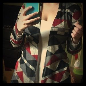Chris & Carol tribal pattern Cardigan