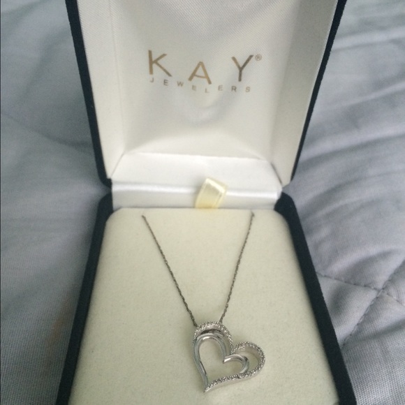 Kay Jewelers Jewelry - Kay Jewelers Diamond Heart Necklace