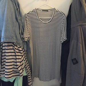 Brandy Melville Striped T-Shirt Dress