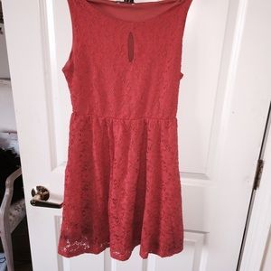 Coral dress