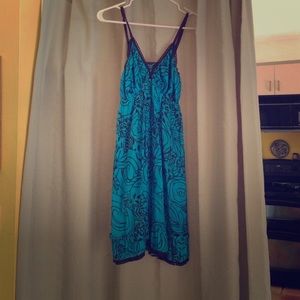 Blue sundress