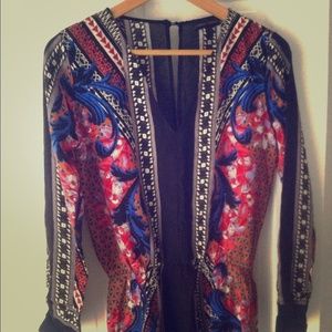 Jealous tomato print romper small