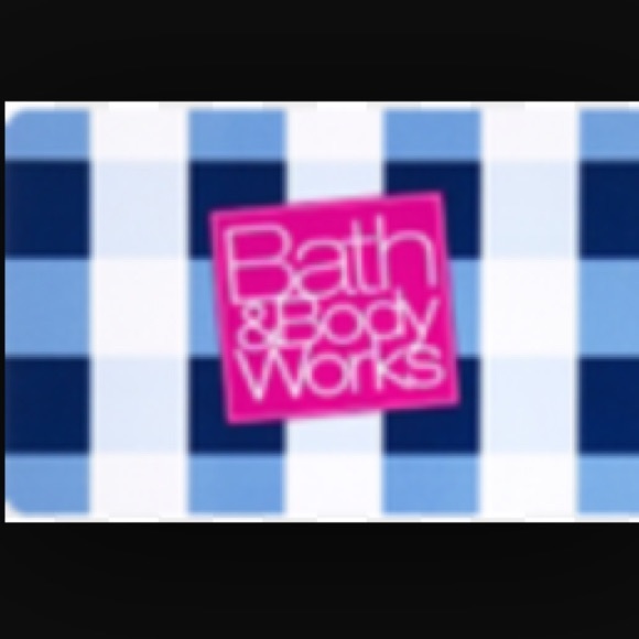Green bath and body works gift card