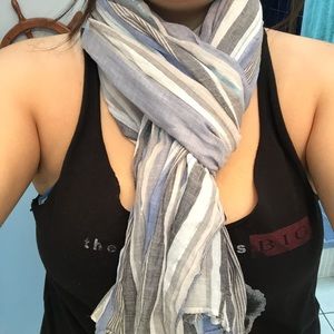 Blue scarf