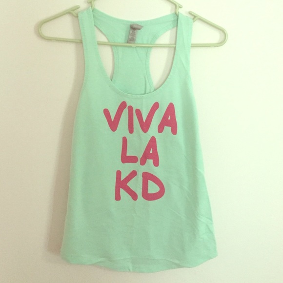 Kappa Delta mint "Viva la KD" racerback tank