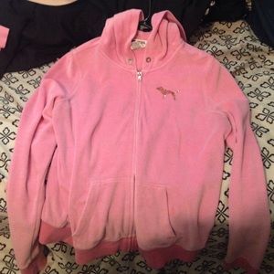Pink hoodie