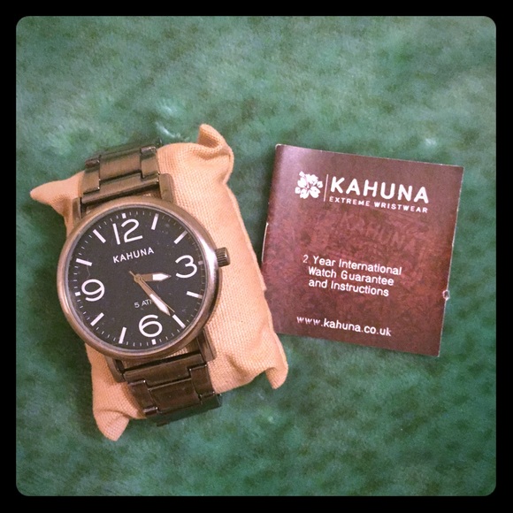 Men's stainless steel watch by KAHUNA - Picture 1 of 1