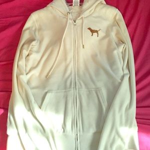 White Pink VS Bling Sweatshirt