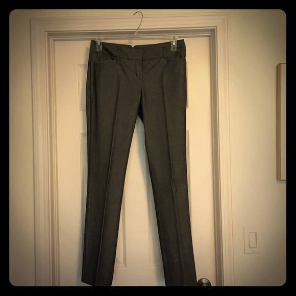 🔥FINAL PRICE🔥 Express grey pin-striped pants