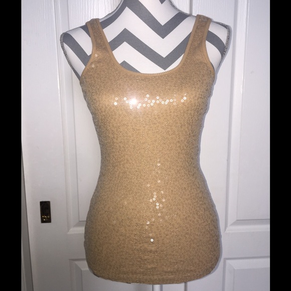 Express Tops - Sequin tank top