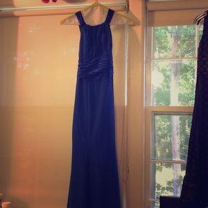 Royal blue formal gown