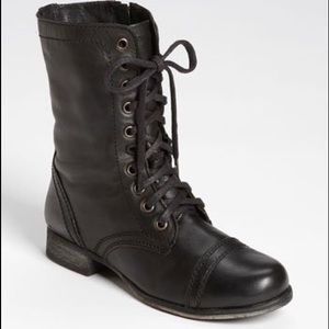Steve Madden 'Troopa' Combat Boots - black