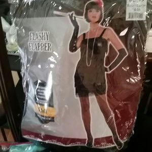 Women's XL FLAPPER HALLOWEEN COSTUME