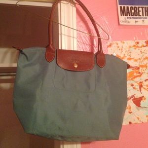 Authentic Baby Blue Small Longchamp
