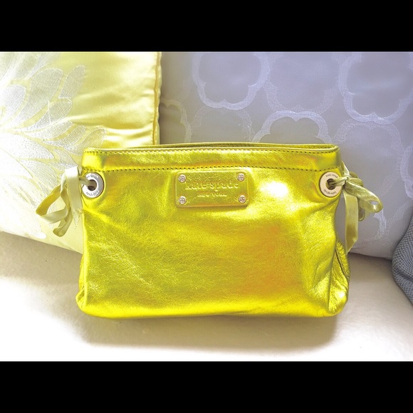 Kate Spade New York Neon Lamb Skin Clutch