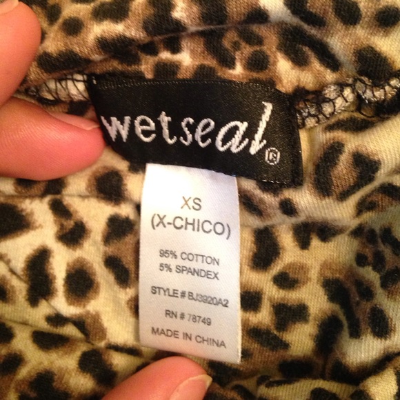 High waisted cheetah print skirt - Picture 2 of 3