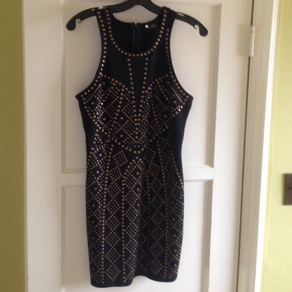 Bodycon urban outfitters studded dress