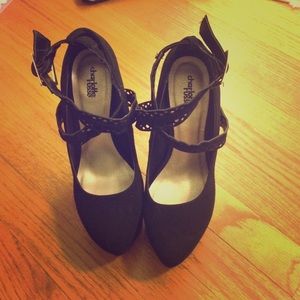 Black stilettos