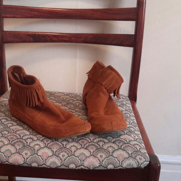 Zip up moccasins
