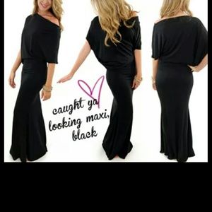 Stunning black dress!