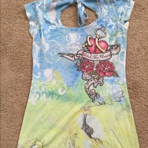 Cute shirt sleeve top