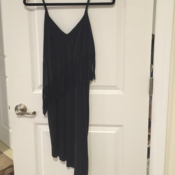 zara grey fringe dress Fringed Dresses For Women Pattern_Geometric main image 1