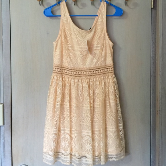 Lace tank dress