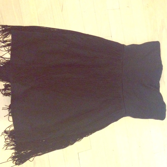 Black flapper dress