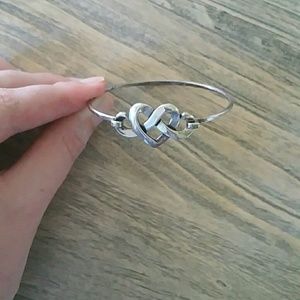 James Avery Heart Knot Hook On Bracelet