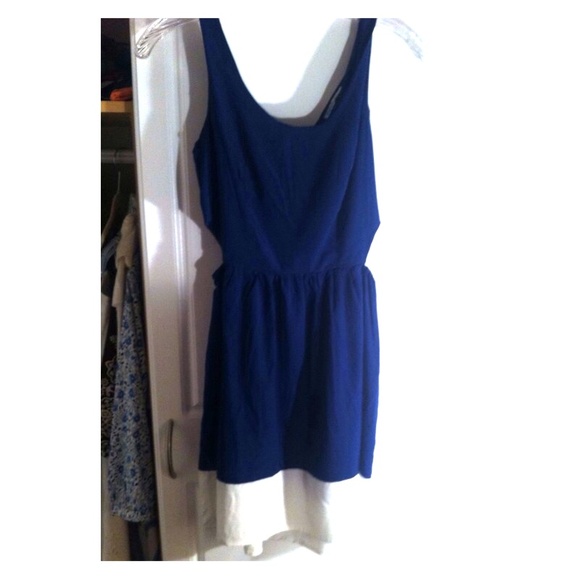 Blue & white dress from Charlotte Russe