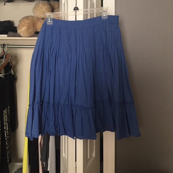 Blue skirt