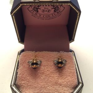 Juicy Couture bee stud earrings