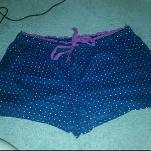 2 pairs of sleep shorts.