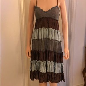 Guess Jeans Party Dress Sz 8 Silk laces/polyester