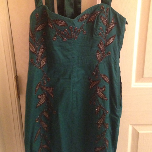 Free People teal dress