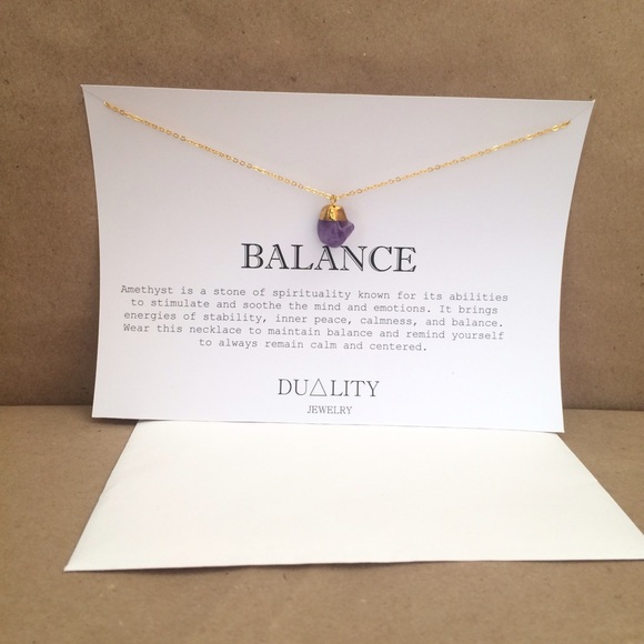 Amethyst Symbolism Necklace - Picture 2 of 2