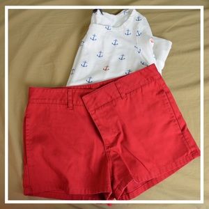 Bright Red Shorts ❤️