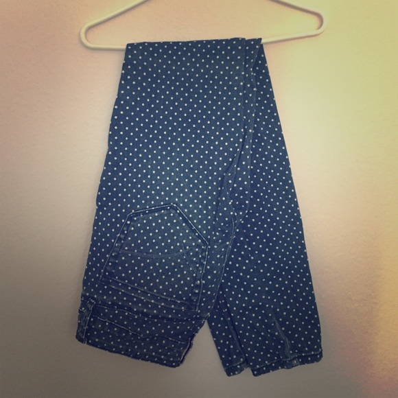 Pacsun Bullhead Black Polka Dot Jeans - Picture 1 of 3