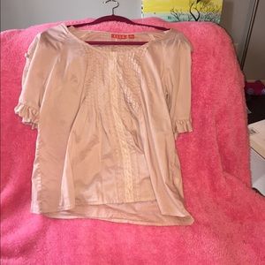 Blush colored blouse