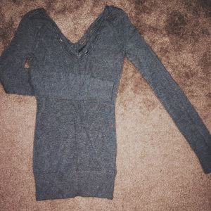 Gray Long-sleeve sweater