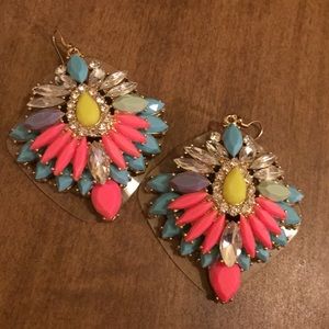 ⚡️REDUCED! ⚡️⚡️ Badass neon statement earrings