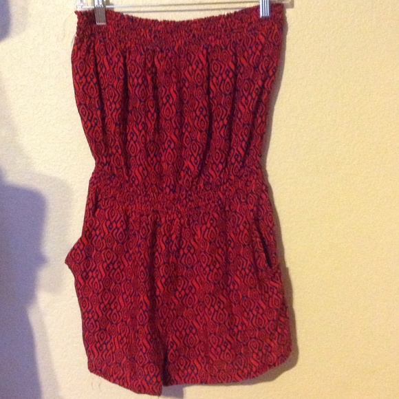 Strapless Romper